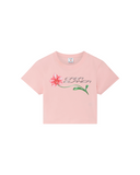 ORCHID LOGO CROPPED BABY TEE