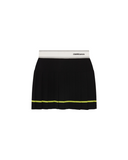 STRIPED PLEATED SKIRT