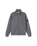 LOOSE-FIT ZIPPER-UP SWEATER WITH RAGLAN SLEEVES