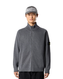 LOOSE-FIT ZIPPER-UP SWEATER WITH RAGLAN SLEEVES