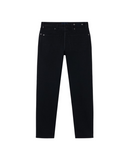 J100007 STRETCH BLACK DENIM-RINSED