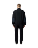 J100007 STRETCH BLACK DENIM-RINSED