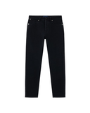 J100007 STRETCH BLACK DENIM-RINSED