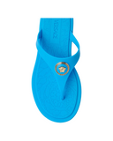 ALIA RUBBER FLAT SANDALS