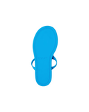 ALIA RUBBER FLAT SANDALS