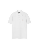 EMBROIDERED COTTON PIQUE POLO