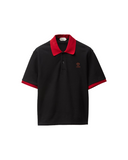 EMBROIDERED COTTON PIQUE POLO