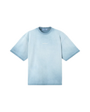 REGULAR-FIT T-SHIRT WITH ‘EROSION’ PRINT BLUE