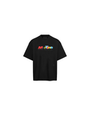 MARTINE ROSE OVERSIZED SHORT SLEEVE TEE BLACK