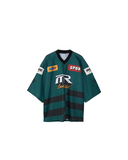 MARTINE ROSE OVERSIZED HOCKEY TOP DARK GREEN