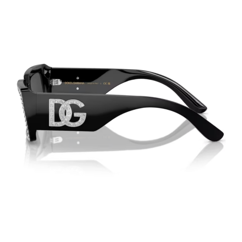 DOLCE & GABBANA DG CRYSTAL SUNGLASSES BLACK