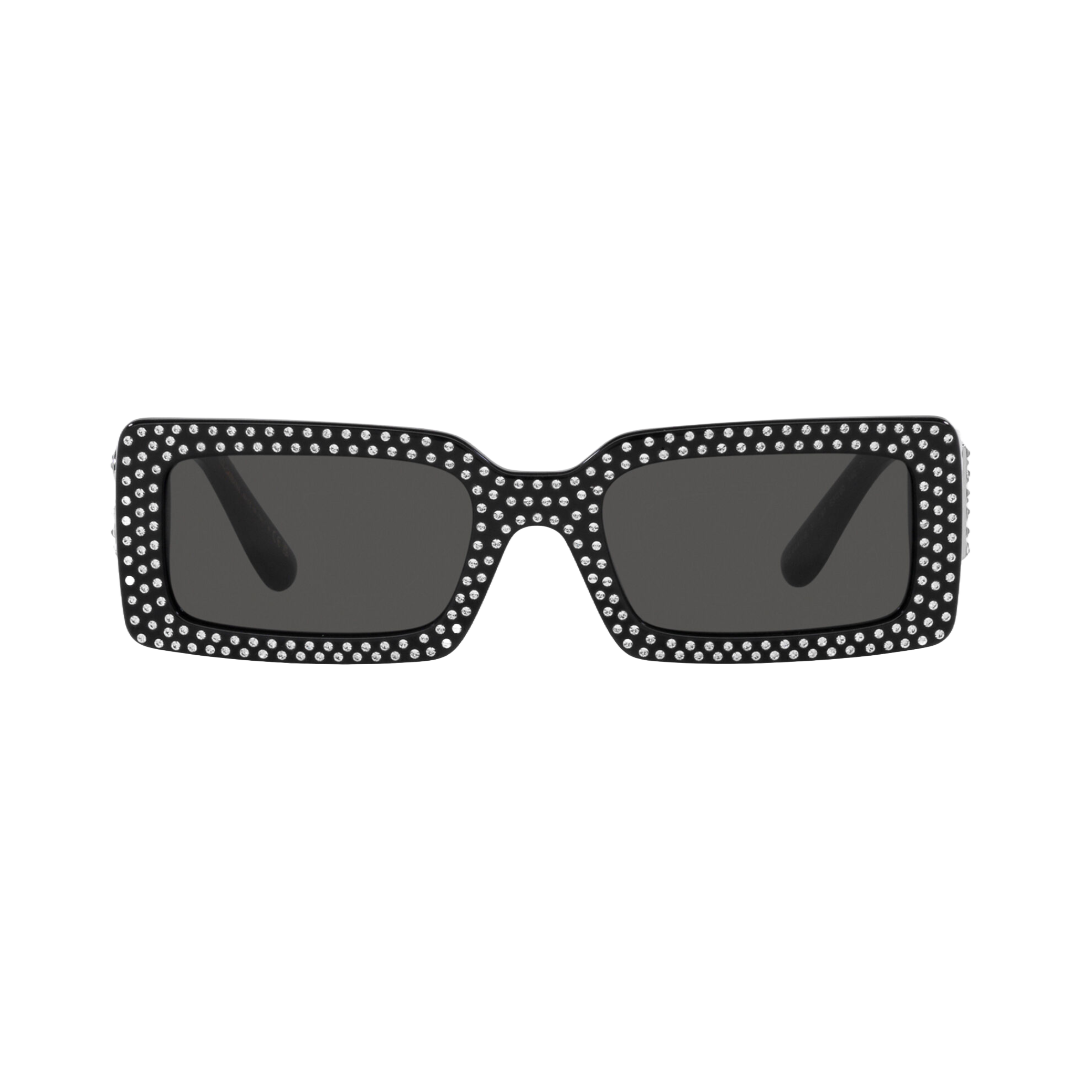 DOLCE & GABBANA DG CRYSTAL SUNGLASSES BLACK