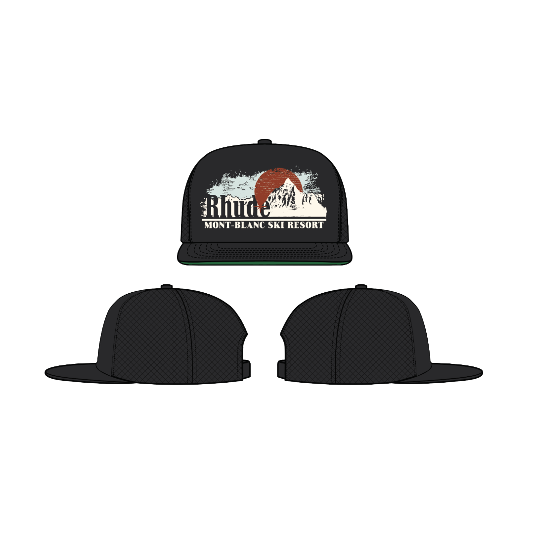 MONT-BLANC TRUCKER HAT BLACK