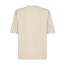COTTON T-SHIRT WITH DOLCE&GABBANA LOGO BEIGE