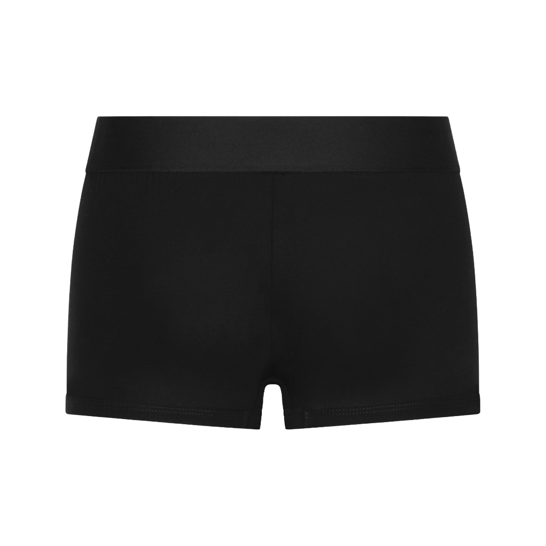 STRETCH COTTON REGULAR-FIT BOXERS BLACK