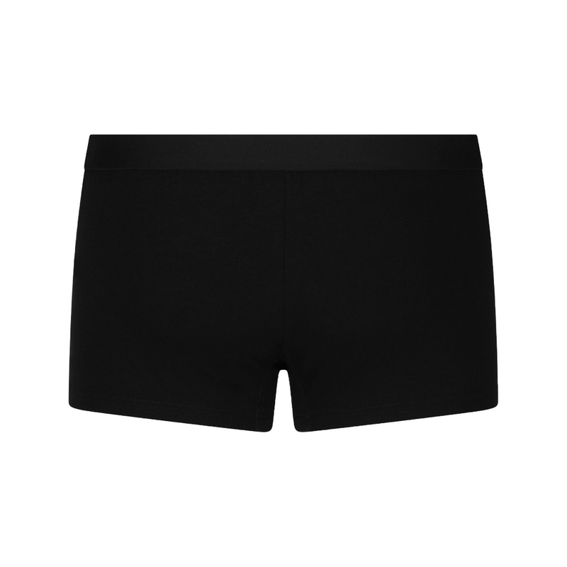 TWO-WAY-STRETCH JERSEY REGULAR-FIT BOXERS WITH EMBLEM BLACK