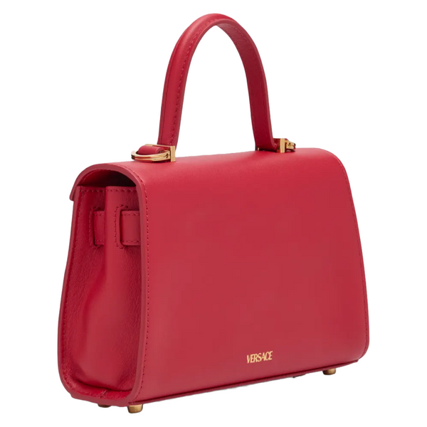 MEDUSA '95 SMALL HANDBAG LIPSTICK RED/GOLD