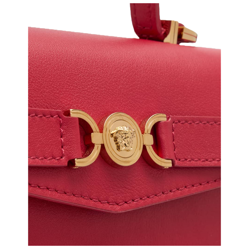 MEDUSA '95 SMALL HANDBAG LIPSTICK RED/GOLD