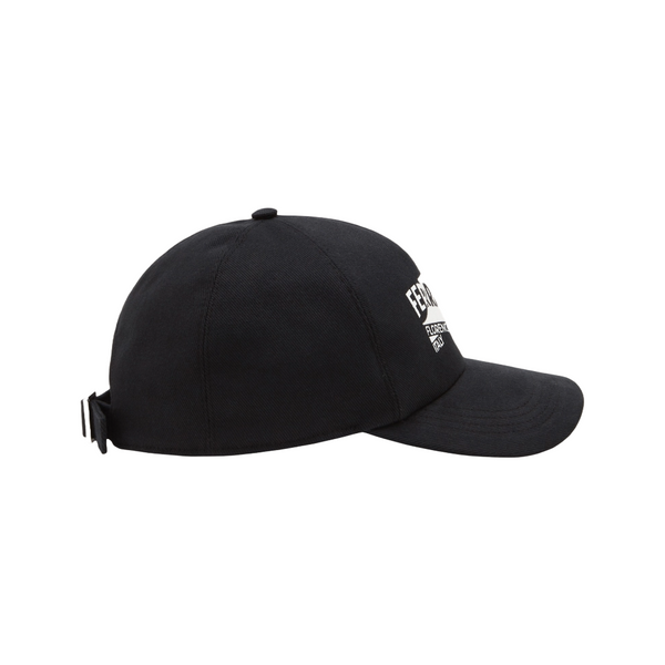 BASEBALL CAP WITH LOGO BLACK/WHITE