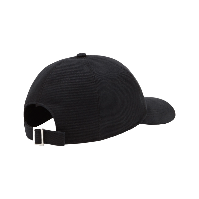 BASEBALL CAP WITH LOGO BLACK/WHITE