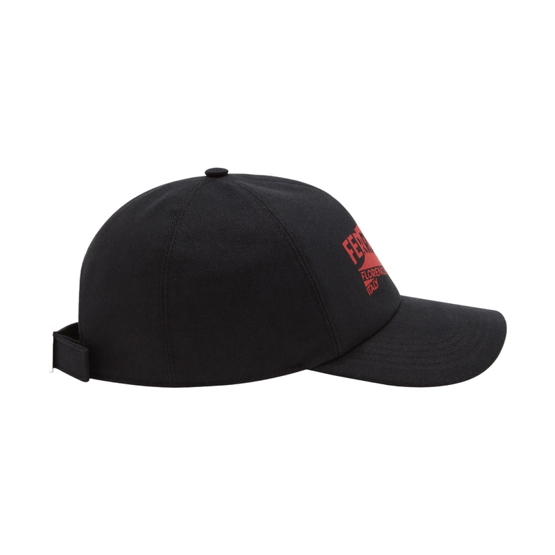 BASEBALL CAP WITH LOGO BLACK/RED