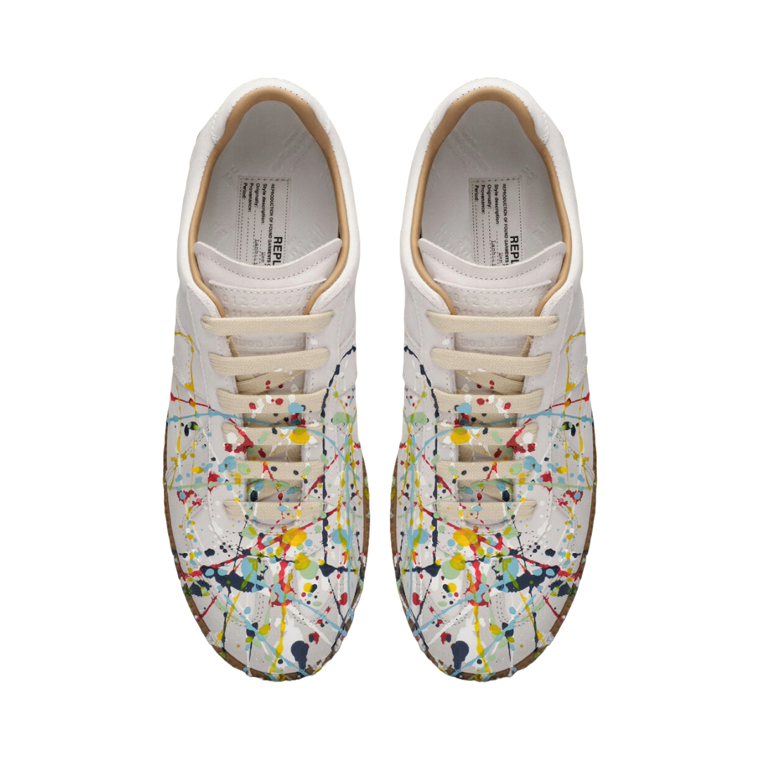 PAINT REPLICA SNEAKERS DIRTY WASH