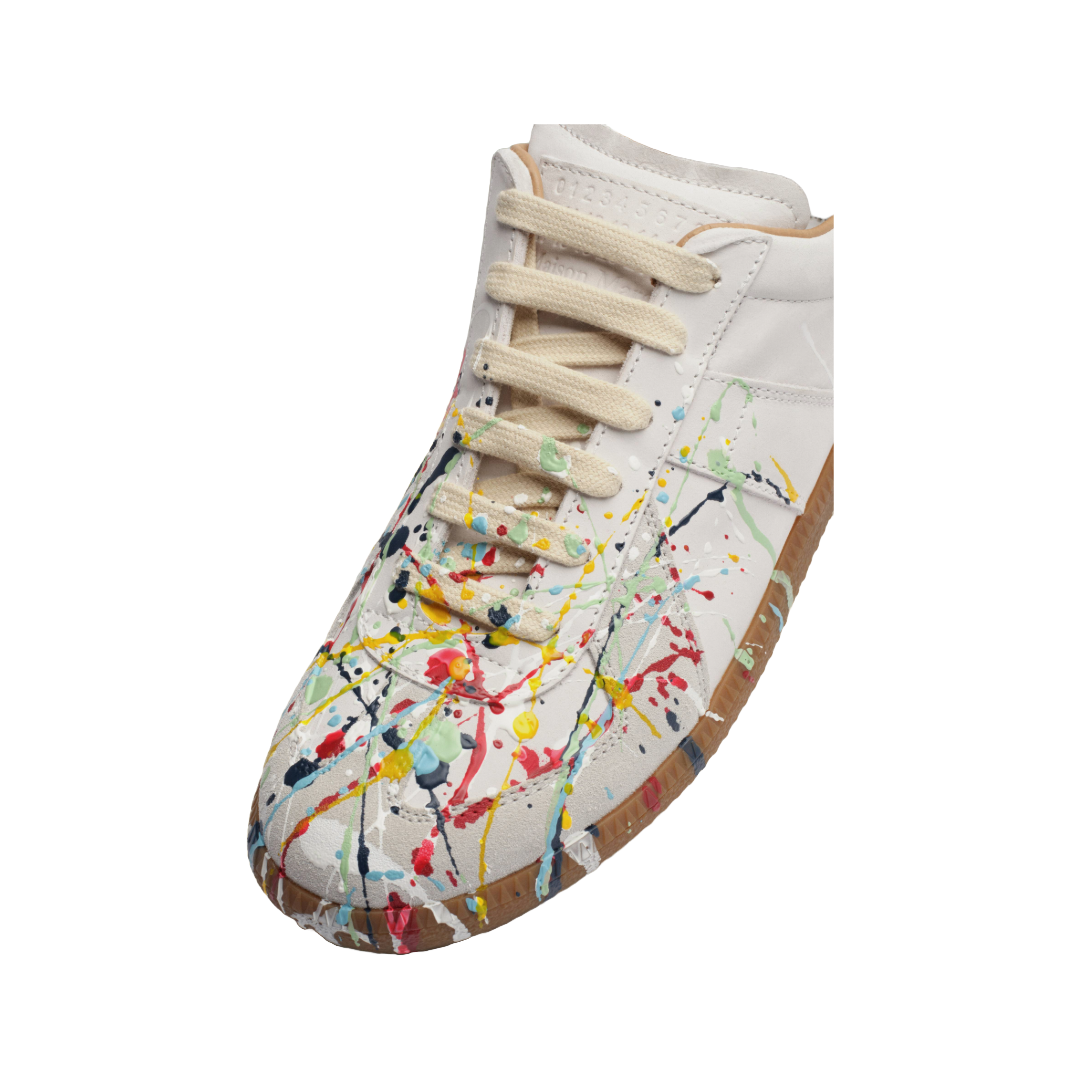 PAINT REPLICA SNEAKERS DIRTY WASH