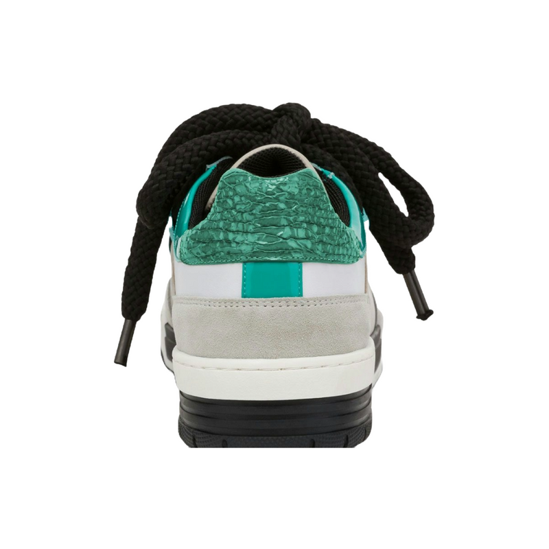 STREETBALL SNEAKER WITH MAXI LACES WHITE