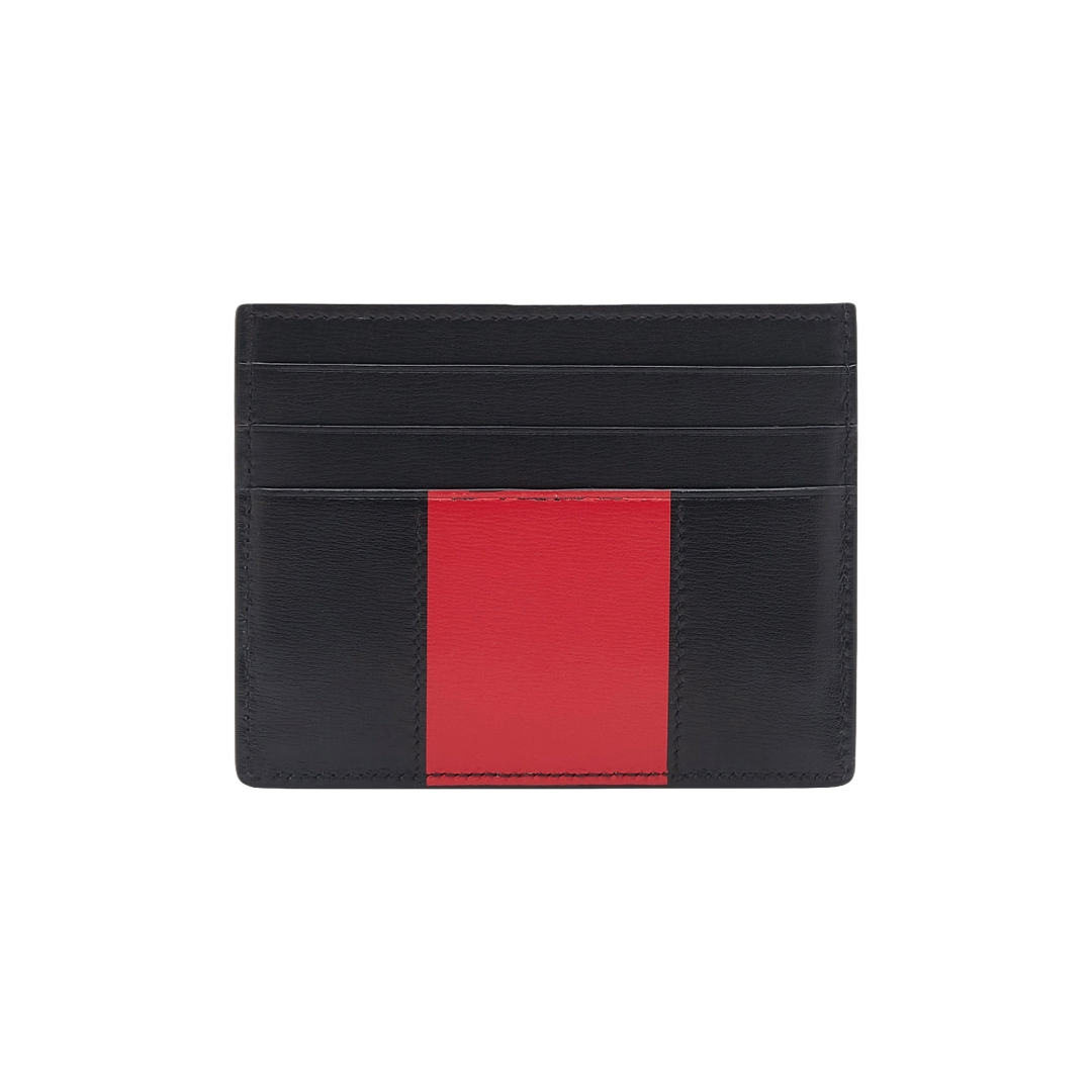 BICOLOR CREDIT CARD HOLDER FLAME RED/BLACK