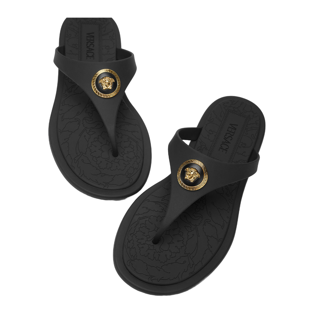 ALIA FLAT RUBBER SANDALS