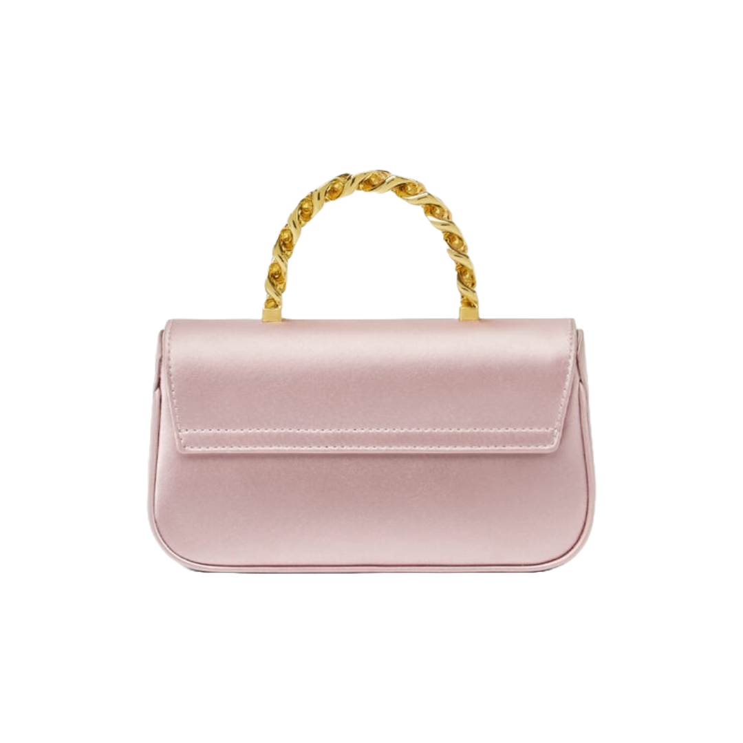 LA MEDUSA SATIN MINI BAG LIGHT PINK