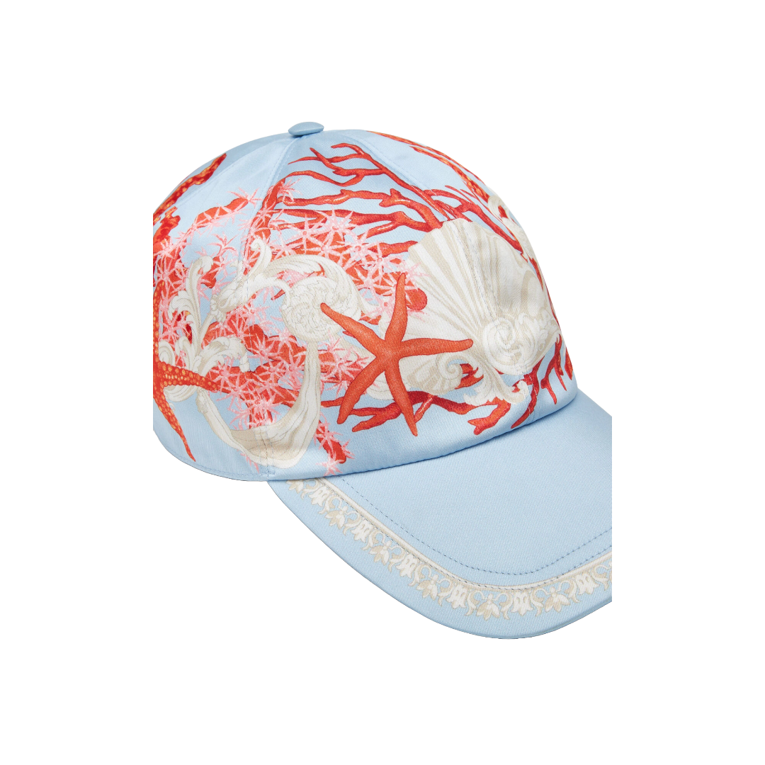 BAROCCO SEA BASEBALL CAP BLUE+PRINT