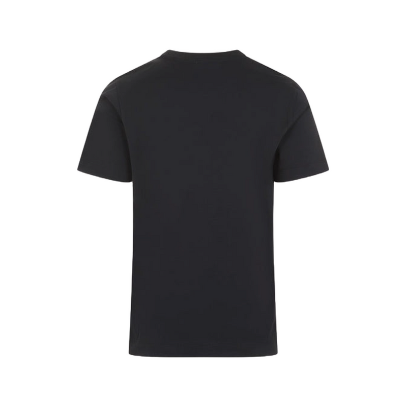 BLACK ORGANIC COTTON T-SHIRT WITH MARNI PATCH