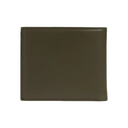 CALFSKIN BIFOLD WALLET WITH LOGO MED GREEN