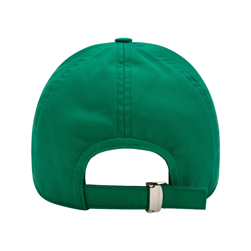 BASEBALL CAP WITH DOLCE & GABBANA LOGO GREEN