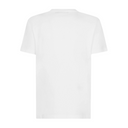 COTTON T-SHIRT WITH LOGO PRINT WHITE/BLACK