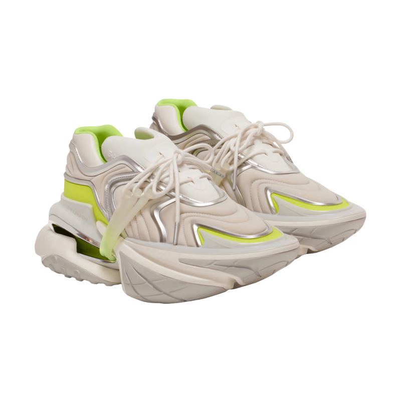 UNICORN WAVE SNEAKERS IN NEOPRENE AND CALFSKIN YELLOW