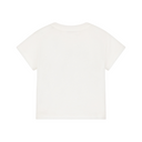 KIDS BABY JERSEY T-SHIRT WITH DG LOGO AND LEOPARD WHITE