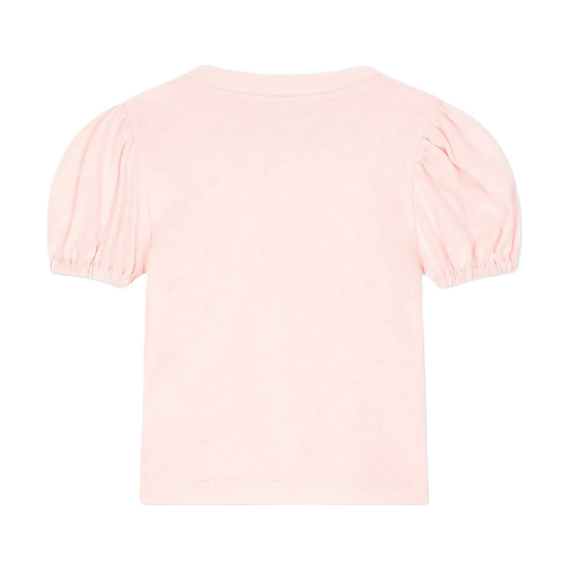 JERSEY T-SHIRT WITH DG LEOPARD LOGO PINK