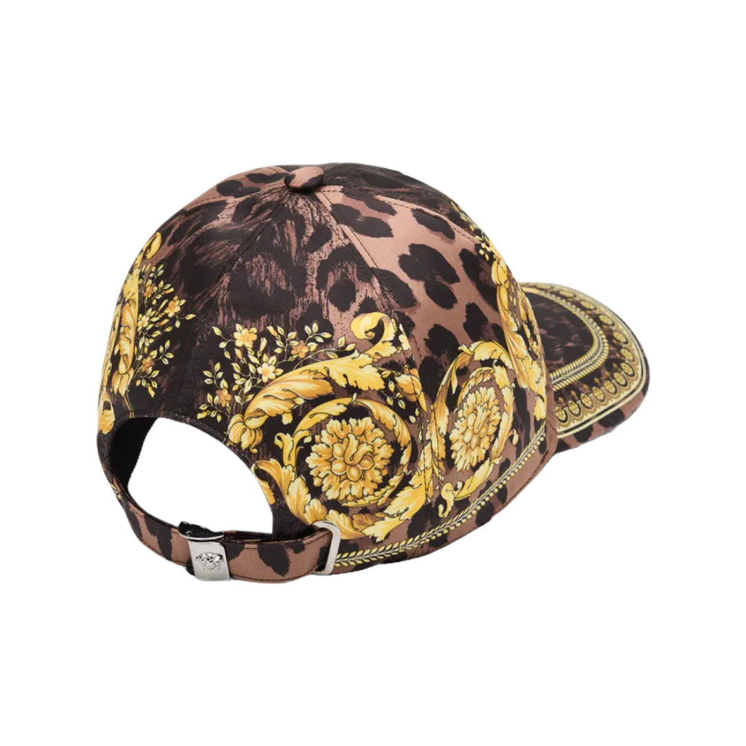 WILD BAROCCO BASEBALL CAP BROWN+GOLD