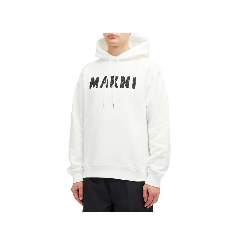 MARNI SCRIBBLE LOGO HOODIE