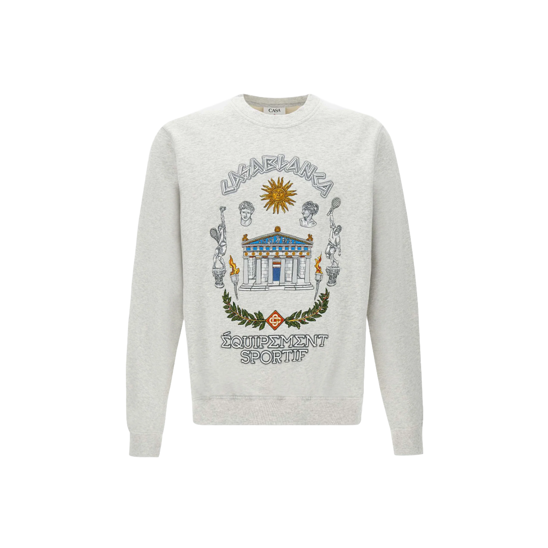 GRAY 'LE TEMPLE DU SPORT' SWEATSHIRT