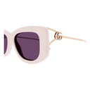 GUCCI WOMENS SUNGLASSES IVORY