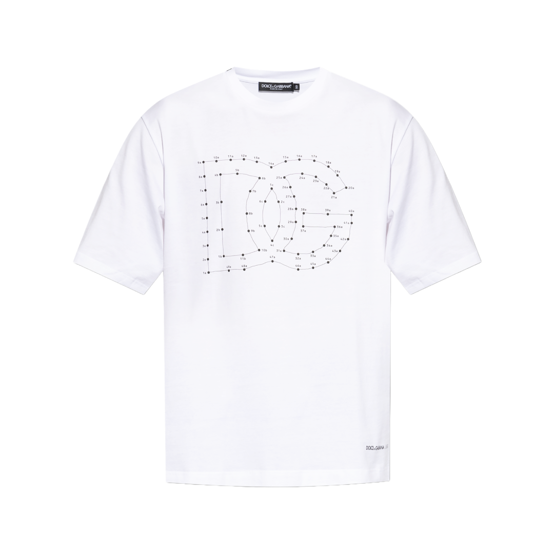 D&G LOGO T-SHIRT WHITE