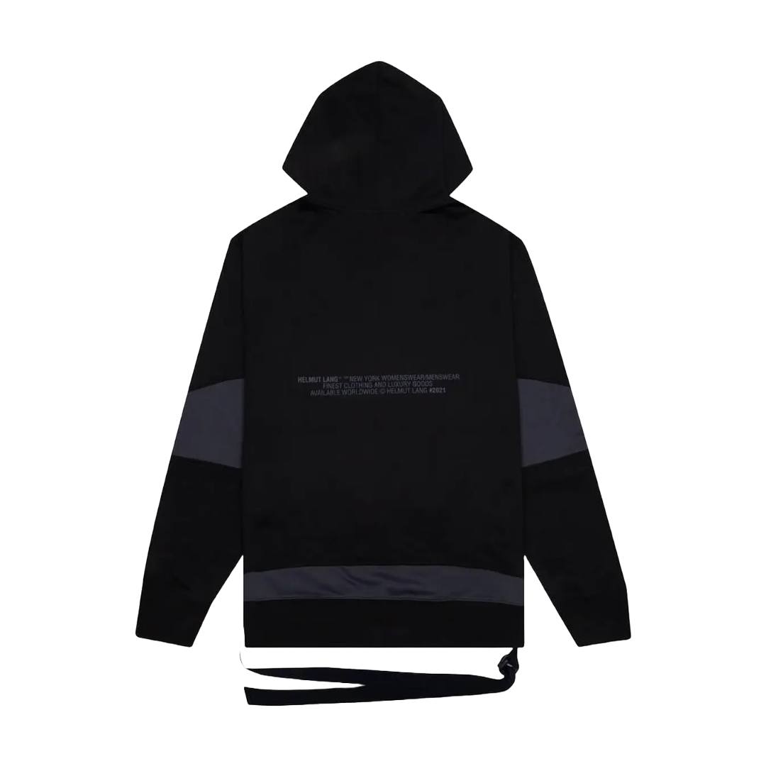 HELMUT LANG PANEL HOODIE BLACK/NAVY