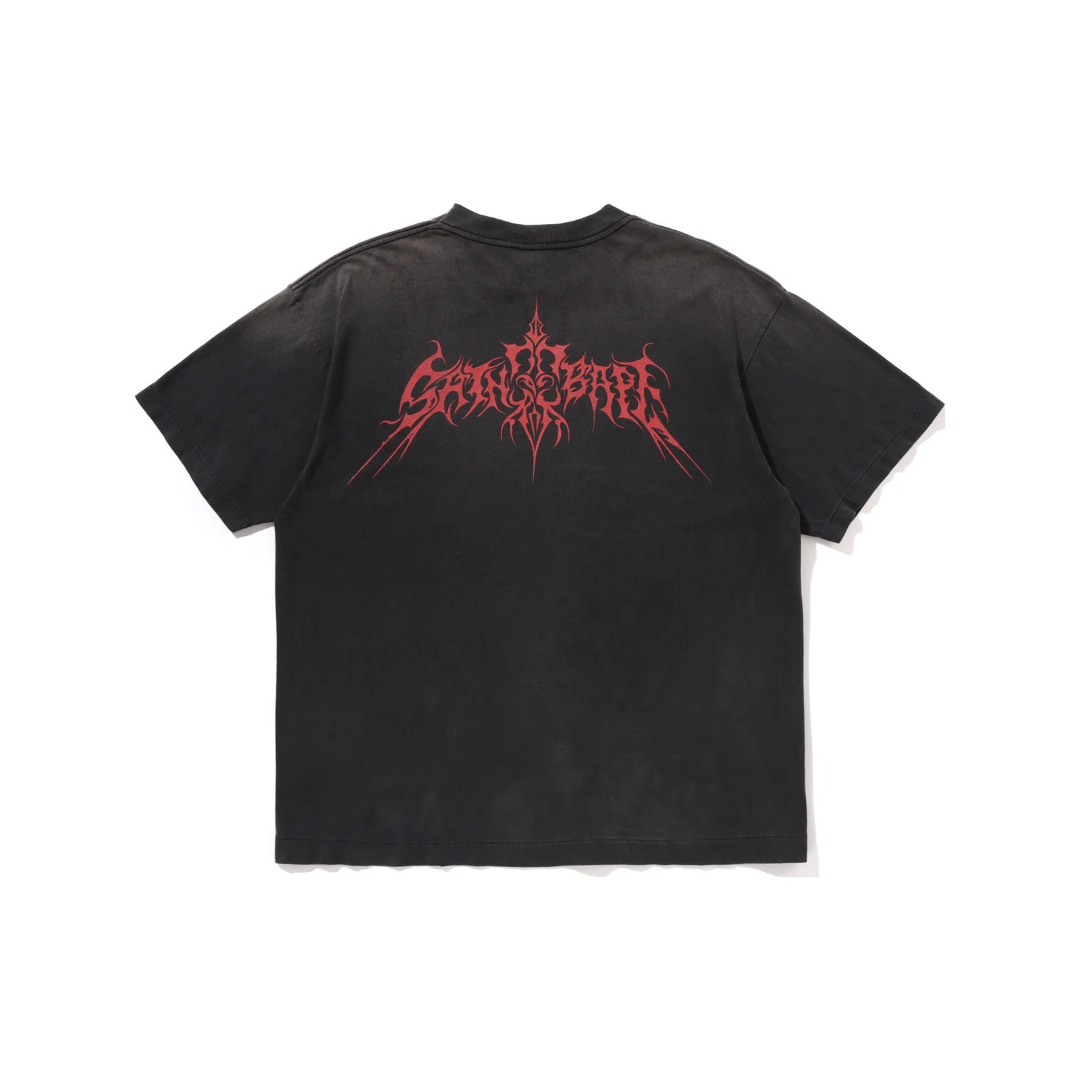 BAPE X SAINT MXXXXXX SAINT BAPE TEE MENS