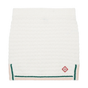 CASABLANCA COTTOM BOUCLE MINI SKIRT WHITE
