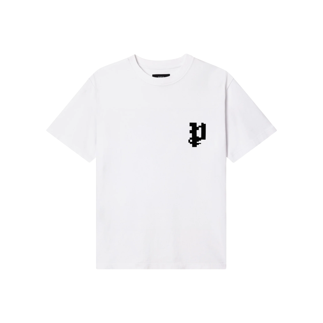 PIXELATED TEE WHITE
