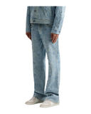 P026 EMBELLISHED BOOTCUT LIGHT INDIGO