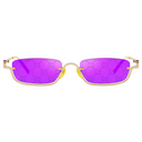 GUCCI MONOGRAM SUNGLASSES GOLD/PURPLE GG1278SS
